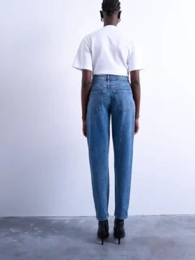 Jeans Tsoriginal a vita alta con vestibilità Mom