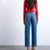 Jeans Tsrunway a vita media e vestibilità dritta