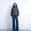 Jeans Tssofie a vita bassa e vestibilità regolare