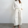 Jeans Tstilda a vita media con taglio Barrel
