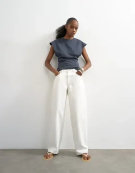 Jeans Tstilde a vita bassa e vestibilità boyfriend