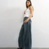 Jeans Tsvea a vita alta e vestibilità Barrel