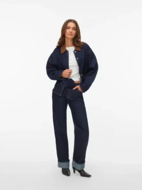 Jeans Vmallison a vita media e vestibilità dritta