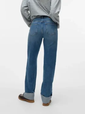 Jeans Vmallison a vita media e vestibilità dritta