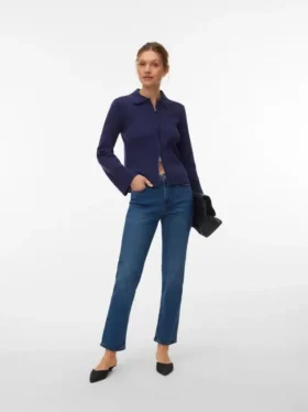 Jeans Vmamara a vita media e vestibilità dritta