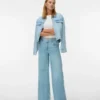 Jeans Vmannet a vita media e gamba larga