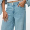 Jeans Vmannet a vita media e gamba larga