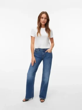 Jeans Vmasta a vita bassa e taglio bootcut