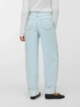 Jeans Vmbillie a vita alta e vestibilità a botte