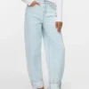 Jeans Vmbillie a vita alta e vestibilità a botte