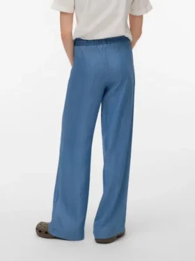 Jeans Vmbree a vita alta e gamba larga