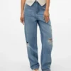 Jeans Vmbrooklyn a vita media e vestibilità ampia