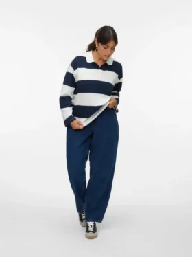 Jeans Vmcestelle a vita alta e vestibilità a botte