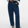 Jeans Vmcestelle a vita alta e vestibilità a botte