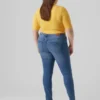 Jeans Vmcfanya a vita media e vestibilità slim