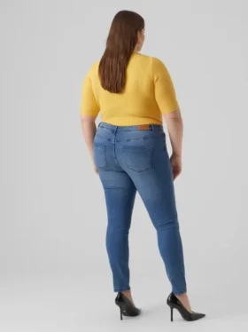 Jeans Vmcfanya a vita media e vestibilità slim