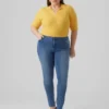 Jeans Vmcfanya a vita media e vestibilità slim