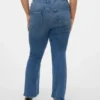 Jeans Vmcflash a vita media e taglio svasato