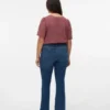 Jeans Vmcflash a vita media e taglio svasato