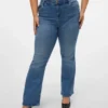 Jeans Vmcflash a vita media e taglio svasato