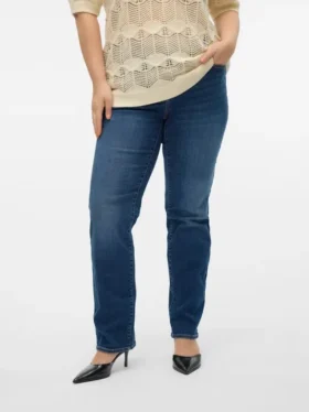 Jeans Vmcflash a vita media e vestibilità dritta