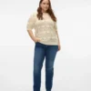 Jeans Vmcflash a vita media e vestibilità dritta