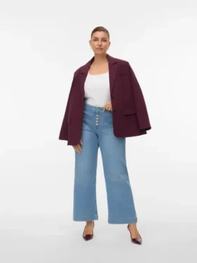 Jeans Vmckayla a vita alta con taglio svasato