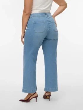 Jeans Vmckayla a vita alta con taglio svasato