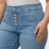 Jeans Vmckayla a vita alta con taglio svasato