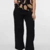 Jeans Vmckayla a vita alta e gamba larga