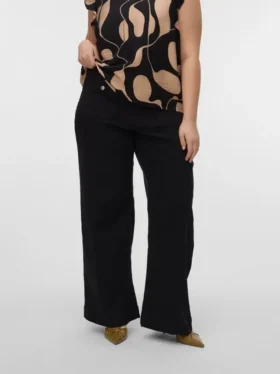 Jeans Vmckayla a vita alta e gamba larga