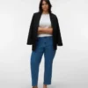 Jeans Vmclusia a vita alta con vestibilità Mom Fit