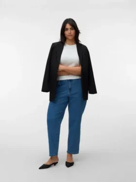 Jeans Vmclusia a vita alta con vestibilità Mom Fit
