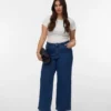 Jeans Vmclusia a vita alta e gamba larga