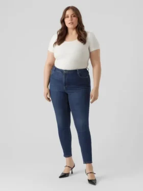 Jeans Vmcphia a vita alta e vestibilità skinny