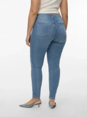 Jeans Vmcphia a vita alta e vestibilità slim