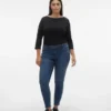 Jeans Vmcsela a vita media e vestibilità slim