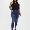 Jeans Vmcseven a vita media e vestibilità skinny