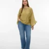 Jeans Vmcstellastretch a vita media e gamba larga