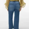 Jeans Vmcstellastretch a vita media e gamba larga