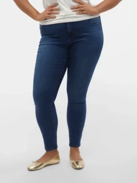 Jeans Vmctanya a vita media e vestibilità skinny