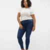 Jeans Vmctanya a vita media e vestibilità skinny