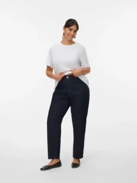 Jeans Vmctessa a vita alta con vestibilità «mom»
