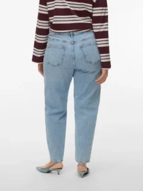 Jeans Vmctessa a vita alta con vestibilità «mom»