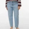 Jeans Vmctessa a vita alta con vestibilità «mom»