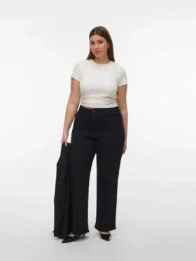 Jeans Vmctessa a vita alta e gamba larga