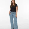 Jeans Vmctessa a vita alta e gamba larga