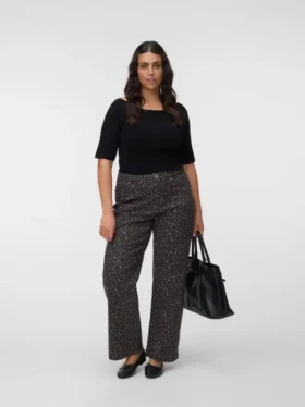 Jeans Vmctessa a vita alta e gamba larga
