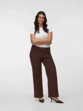 Jeans Vmctessa a vita alta e gamba larga