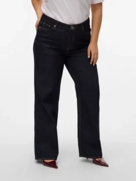 Jeans Vmctessa a vita alta e gamba larga